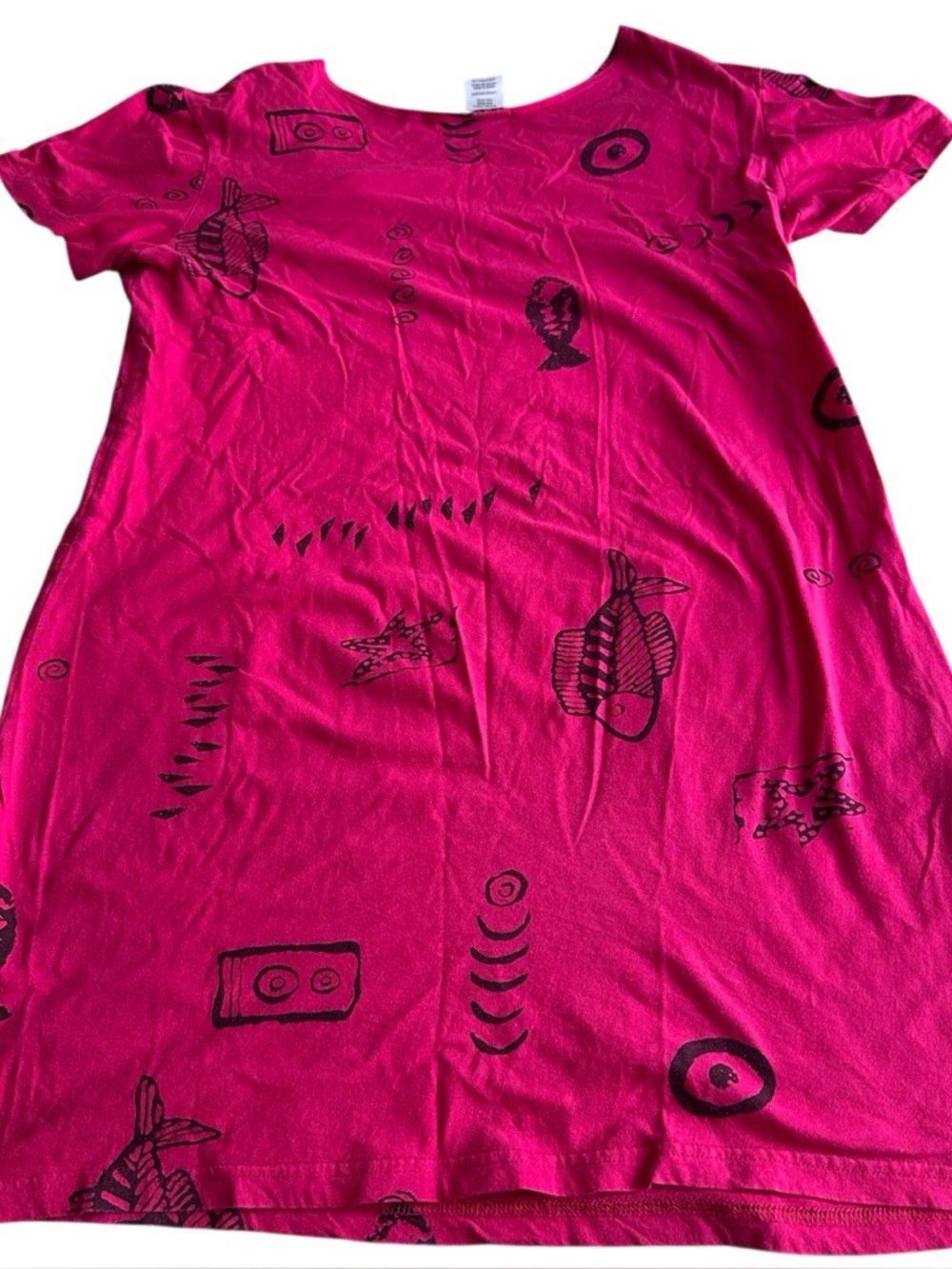 IG sport  Algodon Dress Beach Casual Sleeve Summer Fashion Cover Up Large